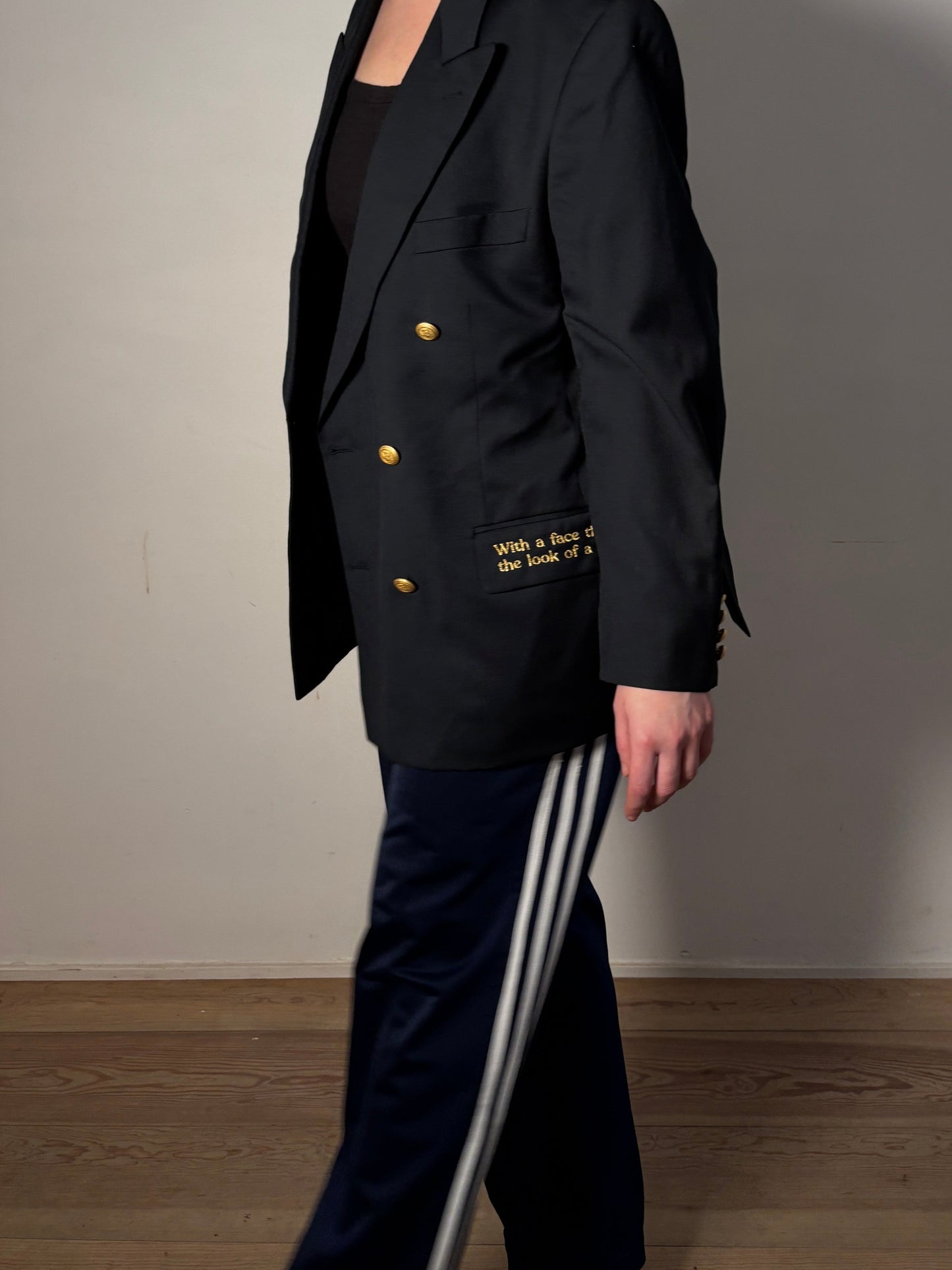 Blazer — With a face that had the look of a novel