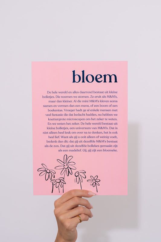 Print 'Bloem' uit het boek Eerste Woordjes