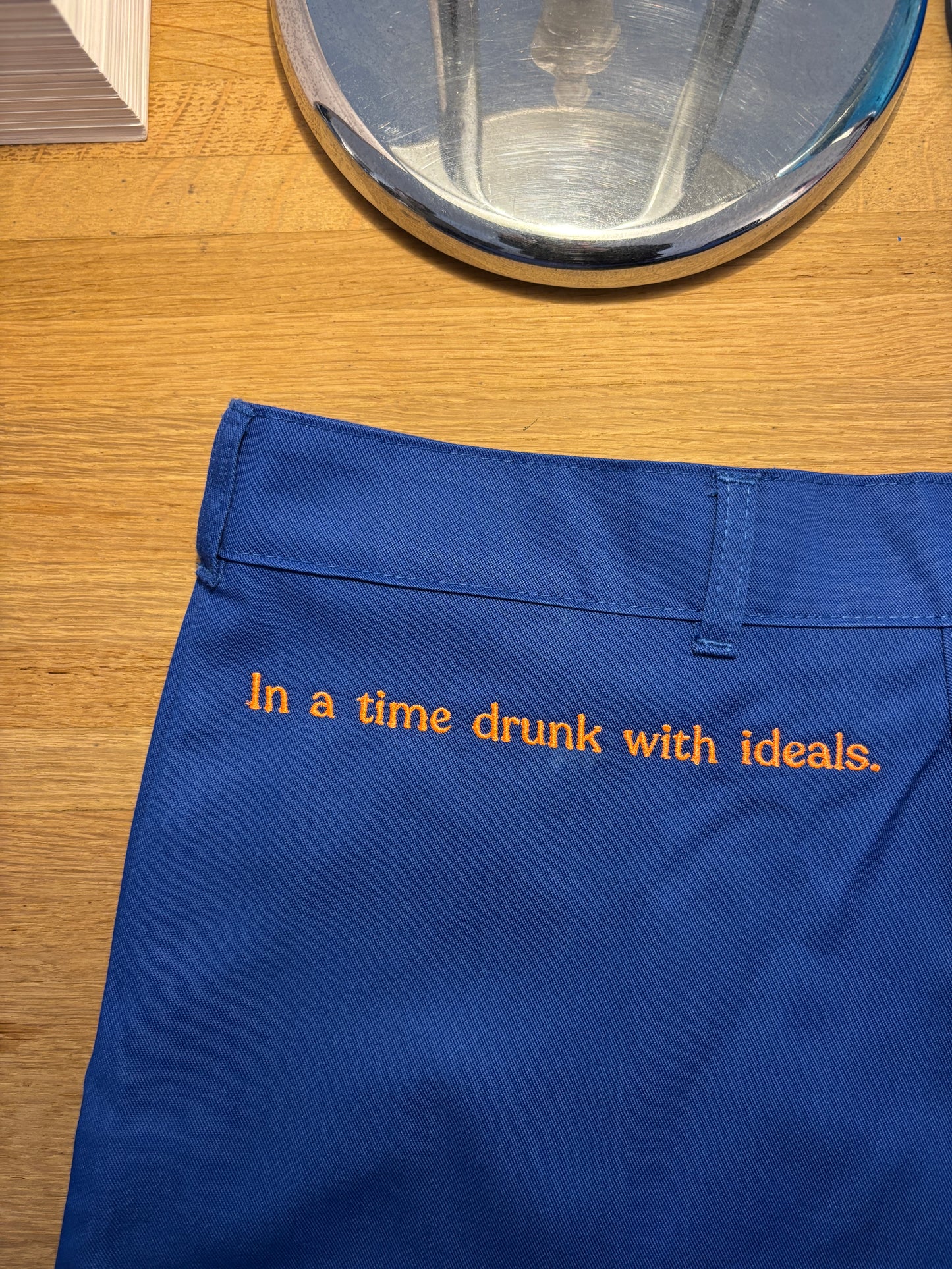 Broek — In a time drunk with ideals